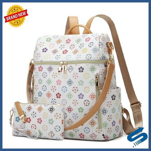 Convertible PU Leather Backpack Purse for Women - Travel Satchel Handbag main image 4